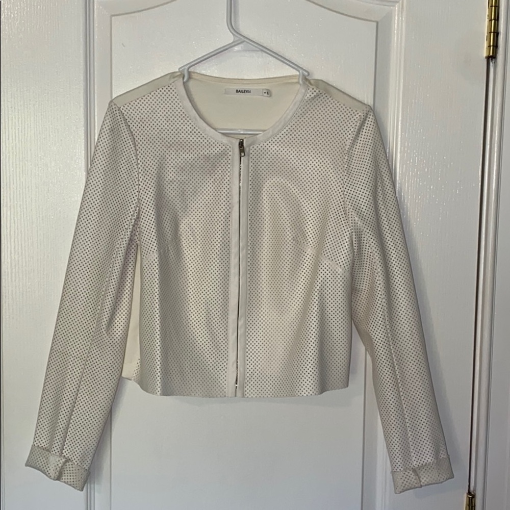Leather Hole Jacket